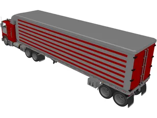 Freightliner Truck 3D Model