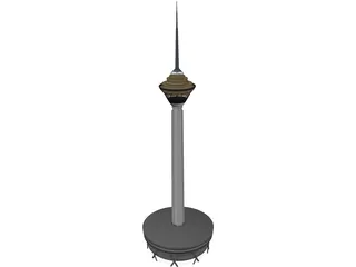 Milad Tehran Tower 3D Model