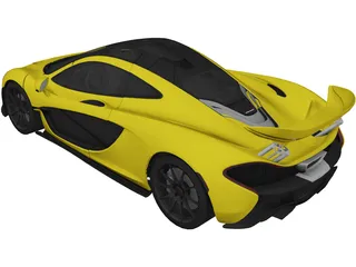 McLaren P1 (2014) 3D Model