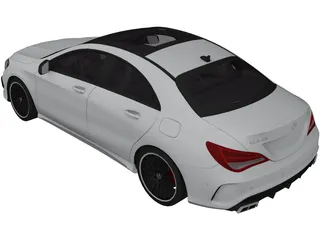 Mercedes-Benz CLA45 AMG (2014) 3D Model