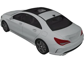 Mercedes-Benz CLA-Class (2014) 3D Model