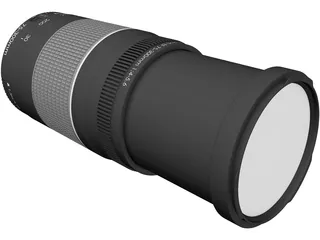 Canon Zoom Lens EF 75-300mm 1:4-5.6 3D Model