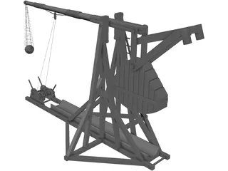 Trebuchet 3D Model