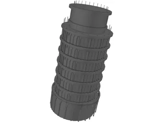 Pisa Tower 3D Model