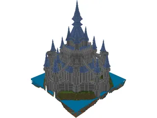 Zelda Castle 3D Model