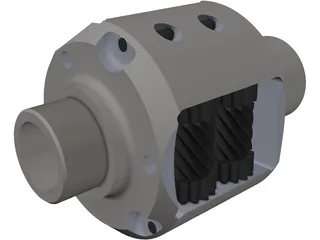 TORSEN Differential 3D Model