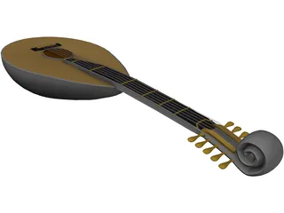 Lute 3D Model