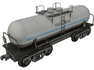 Fuel Tanker 3D Model