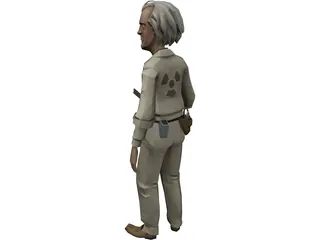 Emmett Brown 3D Model