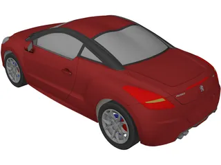 Peugeot 307 RCZ 3D Model