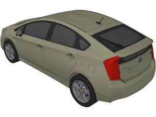 Toyota Prius 3D Model