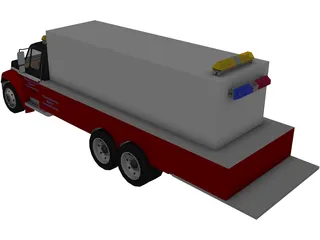 Water Conservation Truck 3D Model