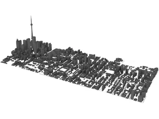 Toronto City Block 3D Model