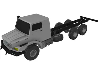 Mercedes-Benz Zetros 3D Model