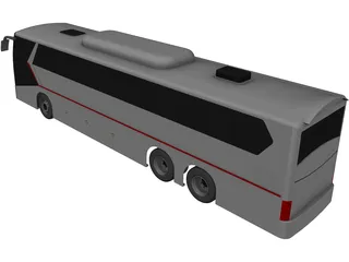 King Long Bus 3D Model