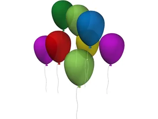 Balloons 3D Model