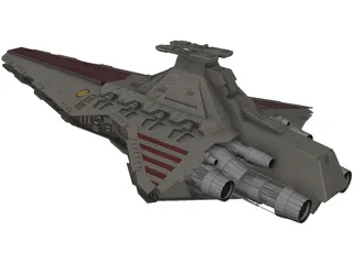 Venator Class Star Destroyer 3D Model