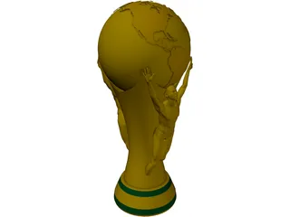 FIFA World Cup Trophy 3D Model