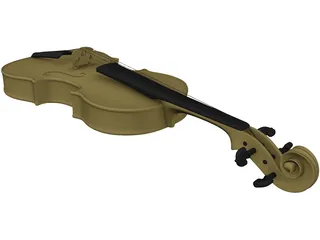 Violin 3D Model