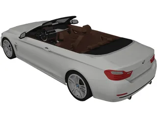 BMW 4-Series 435i Convertible [F32] (2014) 3D Model