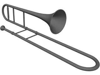 Trombone 3D Model