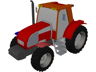 New Holland Tractor 3D Model