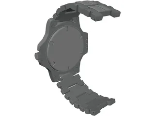 Sport Watch 3D Model