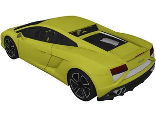 Lamborghini Gallardo LP560-4 (2013) 3D Model