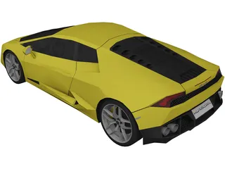 Lamborghini Huracan LP610-4 (2015) 3D Model