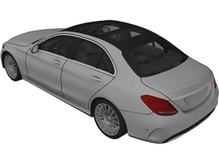 Mercedes-Benz C-Class C250 W205 (2015) 3D Model