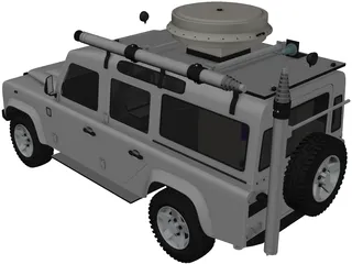 Land Rover Custom 3D Model