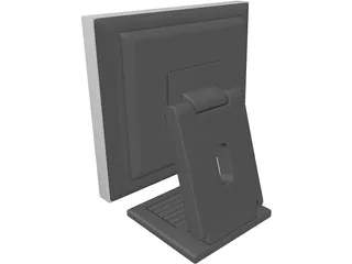 LG LCD Computer Monitor 3D Model