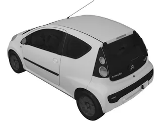 Citroen C1 3-doors 3D Model