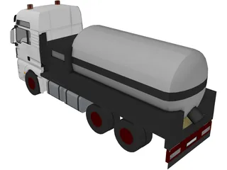 Man TGX 6X2 Bleding (2013) 3D Model