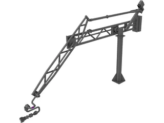 Marine Loading Arm 3D Model