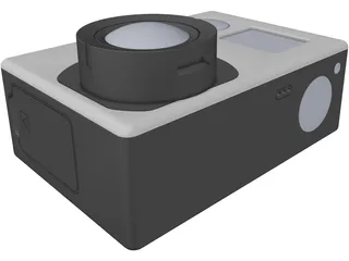 GoPro Camera 3D Model