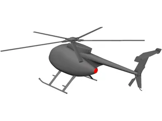 MD-500E 3D Model