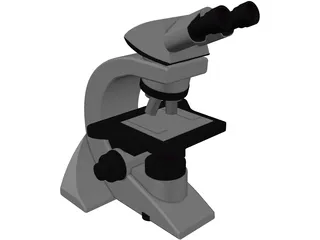 Leica Optical Microscope 3D Model