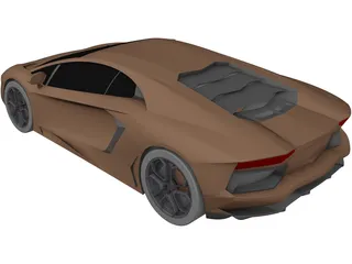 Lamborghini Aventador 3D Model