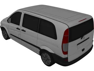 Mercedes-Benz Vito W639 3D Model