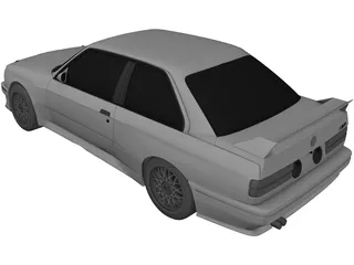 BMW M3 Sport Evo (1990) 3D Model