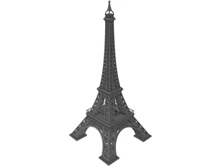 Eiffel Tower 3D Model