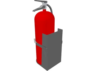 Fire Extinguisher 20lb 3D Model