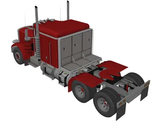 Peterbilt 353 Western Live 3D Model