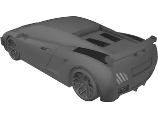 Lamborghini Gallardo Concept 3D Model