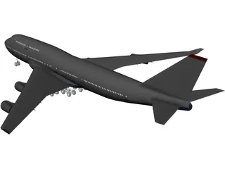 Boeing 747 3D Model