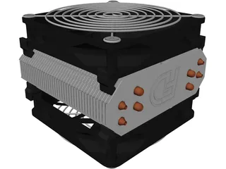 CPU Heatsink 3D Model