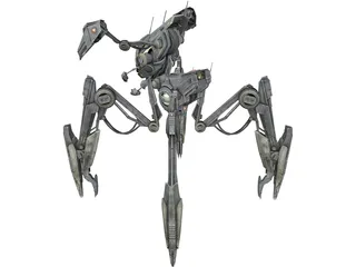 Titan Droid Robot Spider 3D Model