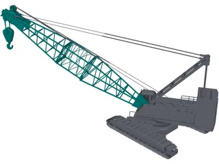 Crawler Crane 3D Model