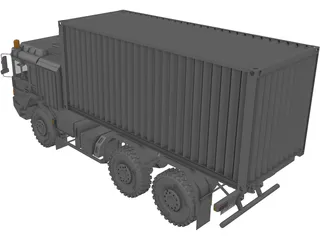 Raba H25 Container 3D Model